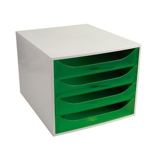 [209209] MODULO 4 CAJONES A4+ VERDE
