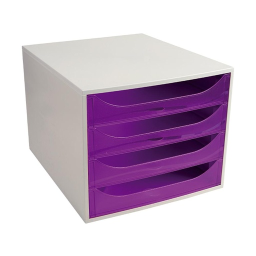 [209207] MODULO 4 CAJONES A4+VIOLETA