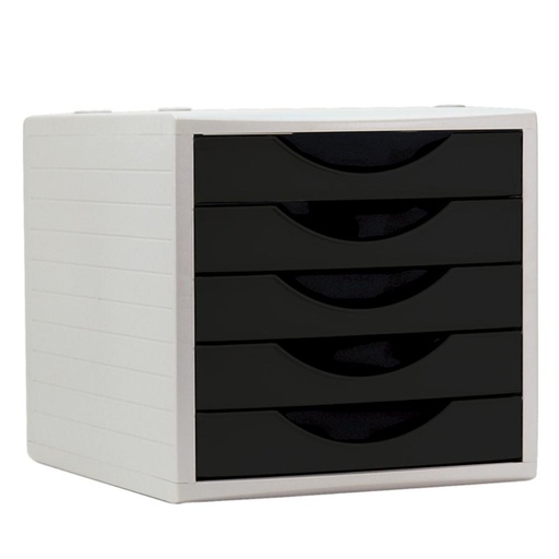 [260495] MODULO ARCHIVOTEC ARCHIVO 2000 SERIE 4005 5 CAJONES NEGRO