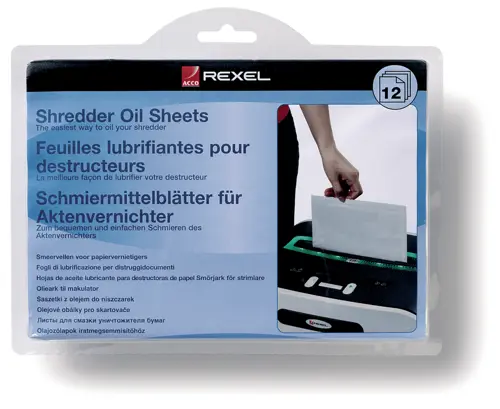 [072551] PACK 12 HOJAS LUBRICANTES REXEL