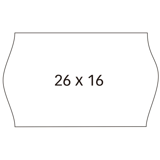 [072179] PACK 6 ROLLOS 26X16 ETIQUETA ADHESIVA