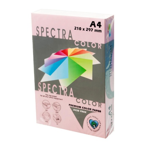 [001012] PAPEL A4 80gr 500H ROSA PAS.