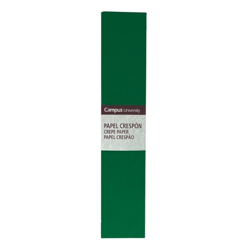 [600202] PAPEL CRESPON 50*200 VERDE OSCURO