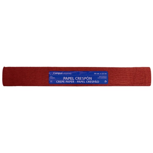 [600332] PAPEL CRESPON 50*250 MARRON OSCURO