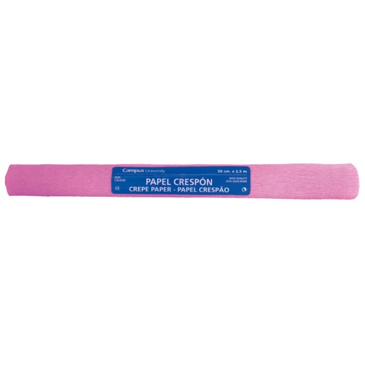 [600324] PAPEL CRESPON 50*250 ROSA MEDIO