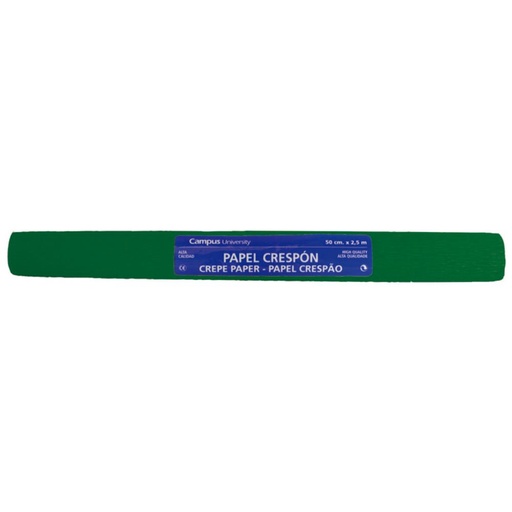 [600330] PAPEL CRESPON 50*250 VERDE OSCURO