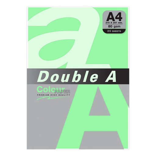 [003209] PAPEL DOUBLE A A4 80GR 25H ESMERALDA