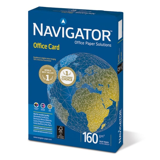 [029303] PAPEL FOTOC.A4 160gr NAVI.250H