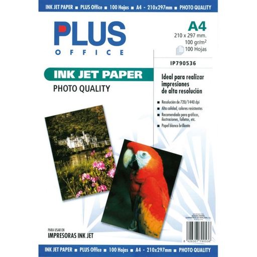 [001569] PAPEL INKJET A4 100gr 100H