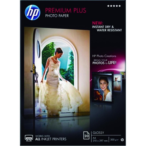 [029302] PAPEL PHOTO HP A4 PRE.300G 20H
