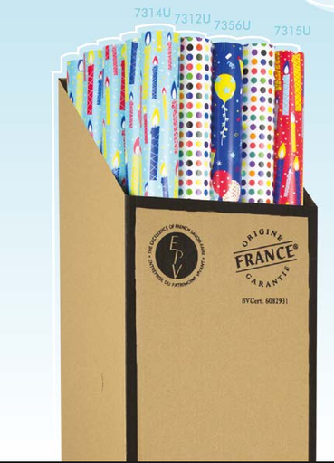 [881775] PAPEL REGALO 1X10M 1B10M T.T. (25ud)
