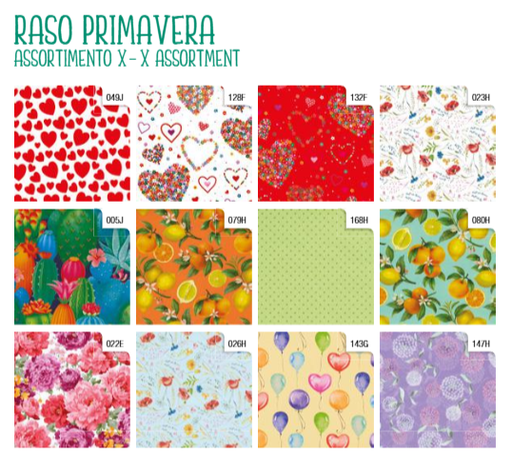 [881960] ROLLO PAPEL REGALO TT RASO PRIMAVERA 2X70 R33J1GEX