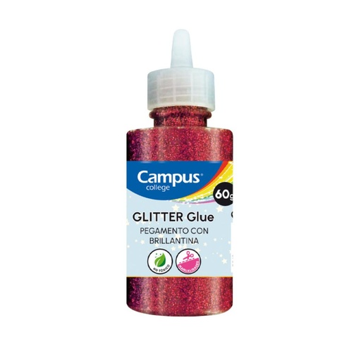[862124] PEGAMENTO GLITTER 60 GR. ROJO