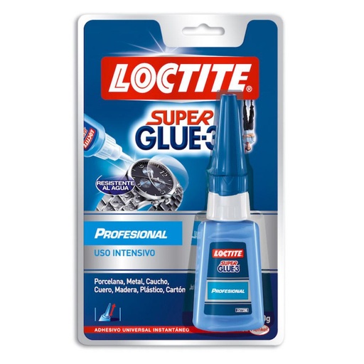 [069097] PEGAMENTO LÍQUIDO LOCTITE SUPER GLUE-3 PROFESIONAL 20G