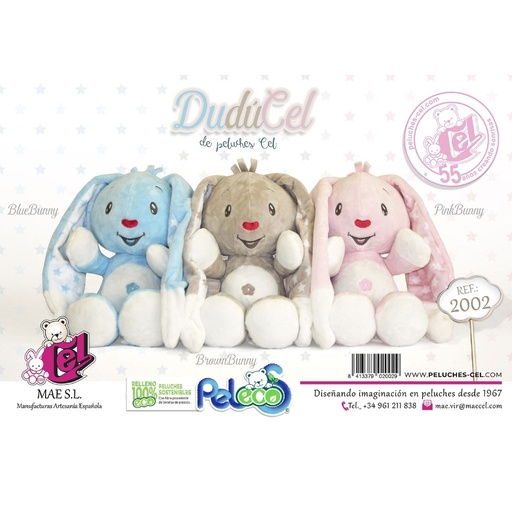[000814] PELUCHES CONEJITO DUDUCEL SURTIDOS