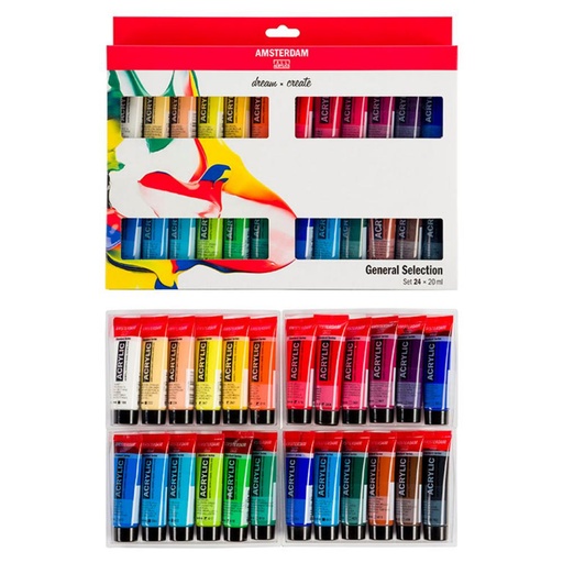 [600423] PINTURA ACRILICA AMSTERDAM 24 COL
