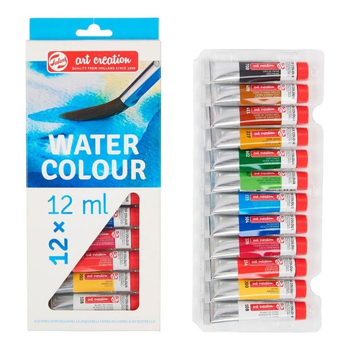 [600429] PINTURA TALENS ACUARELA 12COL