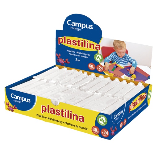 [630625] PLASTILINA 70 MAKRO BLANCA