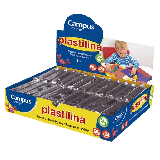 [630630] PLASTILINA 70 MAKRO NEGRA