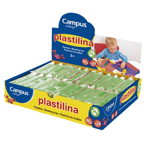 [630633] PLASTILINA 70 MAKRO VERDE CLAR