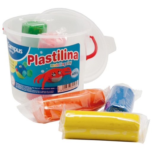 [630769] PLASTILINA BOTE 400gr. S/GLUTEN