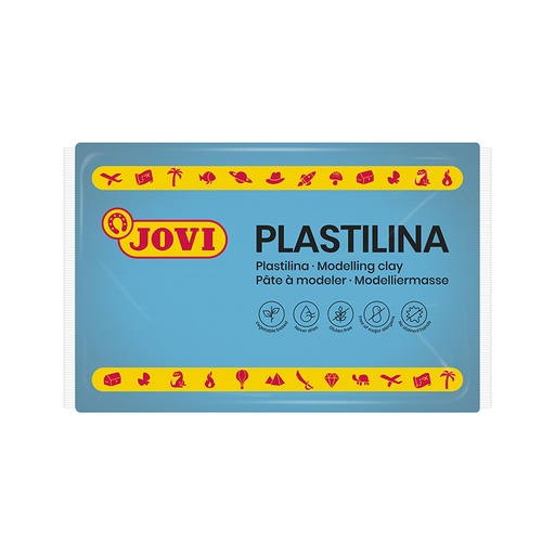 [649741] PLASTILINA JOVI 72 AZUL CLARO
