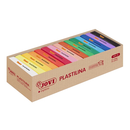 [630135] PLASTILINA JOVI 72 SURTIDA 72S