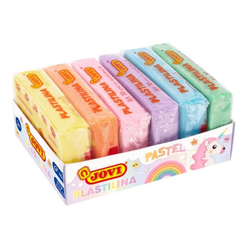 [630764] PLASTILINA JOVI PEQUEÑA 50G PASTEL 6U