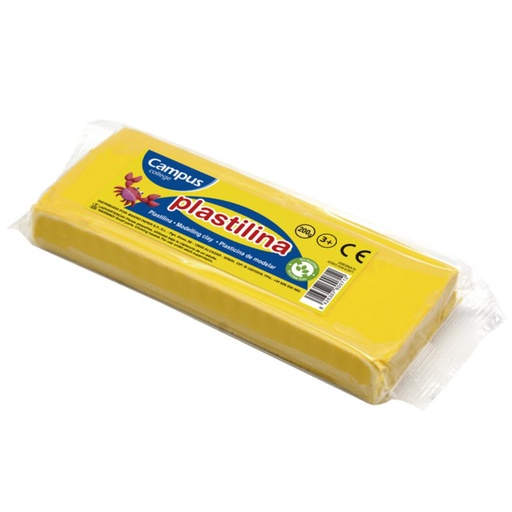 [630536] PLASTILINA MAKRO MED.200G AMARILLO