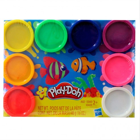 [881407] PLAY-DOH PACK 8 BOTES E5044