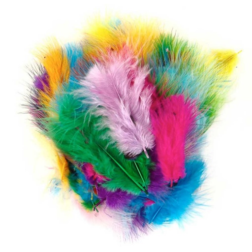 [649300] PLUMAS INDIO 6 COL.SURT. /50UD