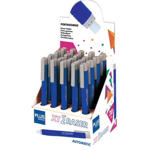 [080022] PORTAGOMAS PLUS OFFICE XT-ERASER AZUL