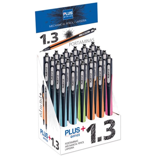 [080840] PORTAMINAS PLUS+OFFICE 1,3MM (24u)