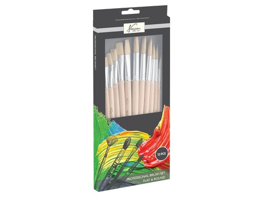 [882416] SET PINCELES PROFESIONAL 12P AR0818/GE