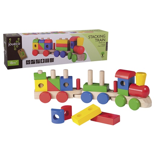 [860798] JUGUETE JOUECO TREN APILABLE MADERA