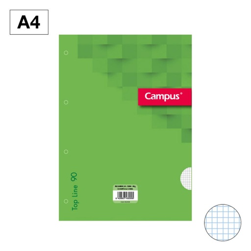 [002438] RECAMBIOS CAMPUS A4 100H 90G  3 MM VERDE