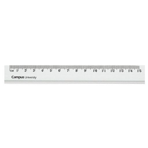 [600261] REGLA ALUMINIO CAMPUS UNIVERSITY 15CM