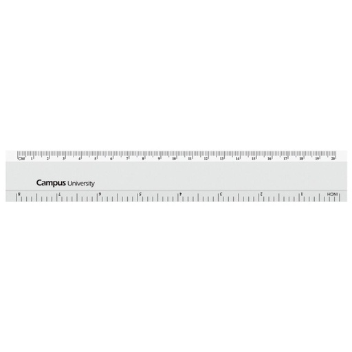 [600262] REGLA ALUMINIO CAMPUS UNIVERSITY 20CM