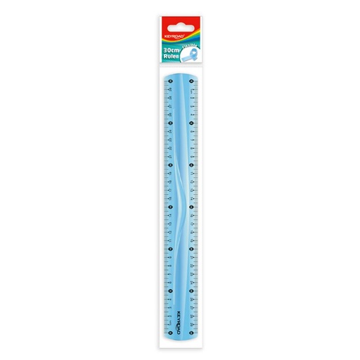 [610007] REGLA KEYROAD PLASTICO 30CM FL