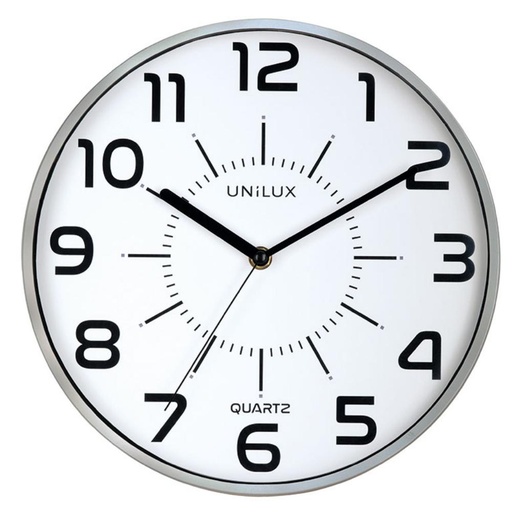 [786864] RELOJ PARED UNILUX POP GRIS ME