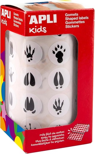 [072824] ROLLO GOMET HUELLAS ANIMALES 20MM
