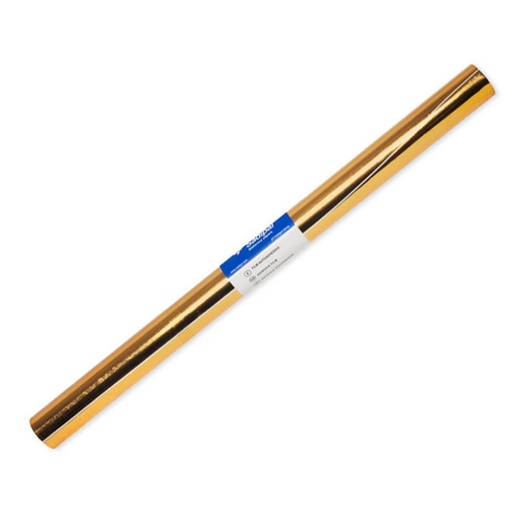 [649716] ROLLO PAPEL ADHESIVO ORO 0.50X3