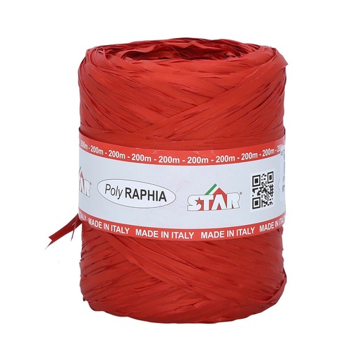 [000977] ROLLO RAFIA 15MM 200MT COLOR 00
