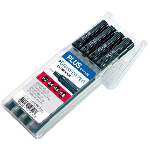 [600306] ROTULADOR CALIBRADO PLUS BOL 4 UDS