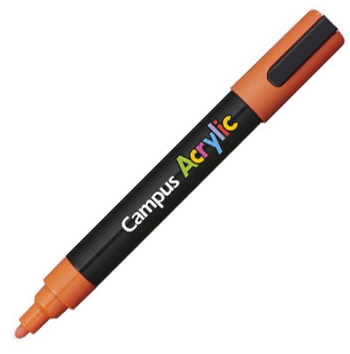 [081446] ROTULADOR CAMPUS ACRYLIC 2.5MM NARANJA