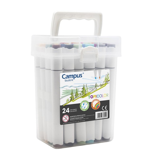 [081266] ROTULADOR CAMPUS TOPICOLOR 24COL