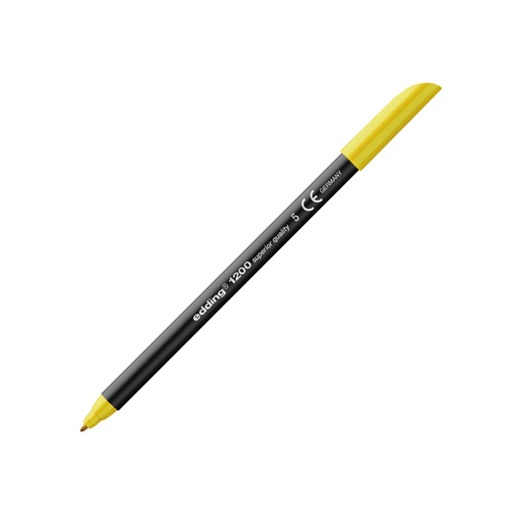 [080208] ROTULADOR PUNTA FIBRA EDDING 1200 AMARILLO