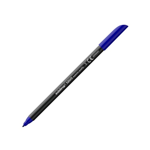 [080205] ROTULADOR PUNTA FIBRA EDDING 1200 AZUL