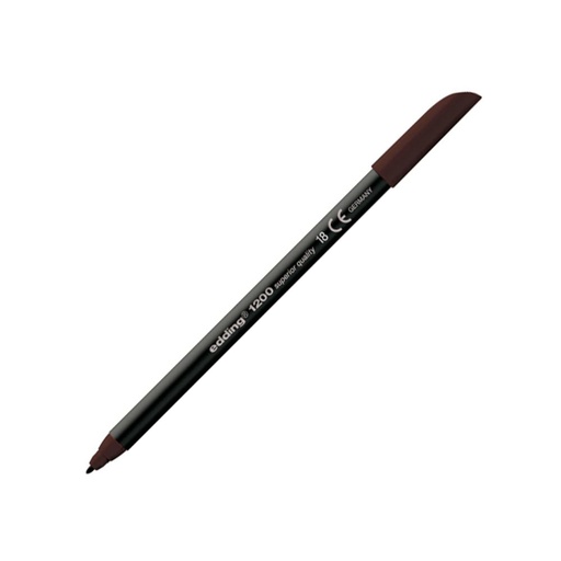 [119380] ROTULADOR PUNTA FIBRA EDDING 1200 MARRON OSCURO