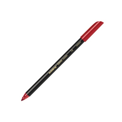 [119259] ROTULADOR PUNTA FIBRA EDDING 1200 ROJO METALICO